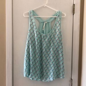 Tank top with birds